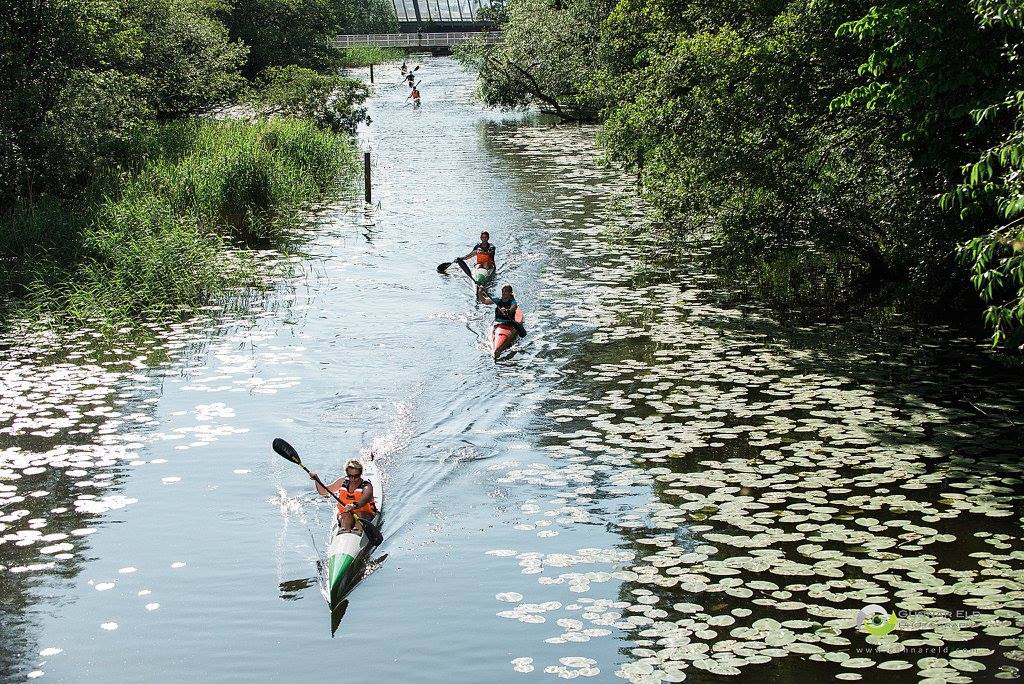 Paddelturen Sicklaön - runt tillika 1-maj paddlingen