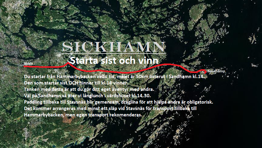 30/8 2025 SickHamn - Starta sist och vinn