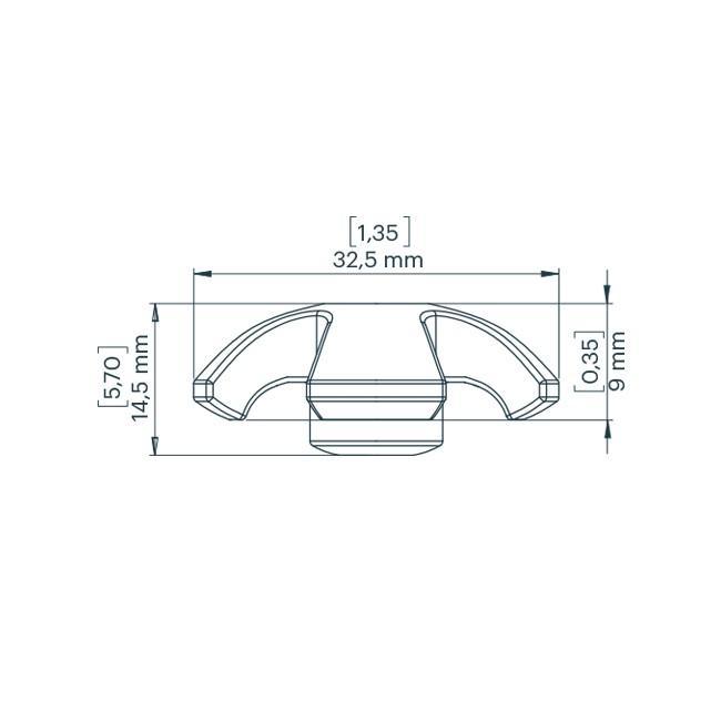 Kajaksport Linhållare Kors, 4-pack-Kajaksidan