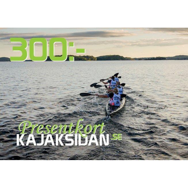 Presentkort 300kr-Kajaksidan