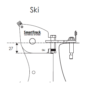 SmartTrack Roderhuvud Ski-Kajaksidan