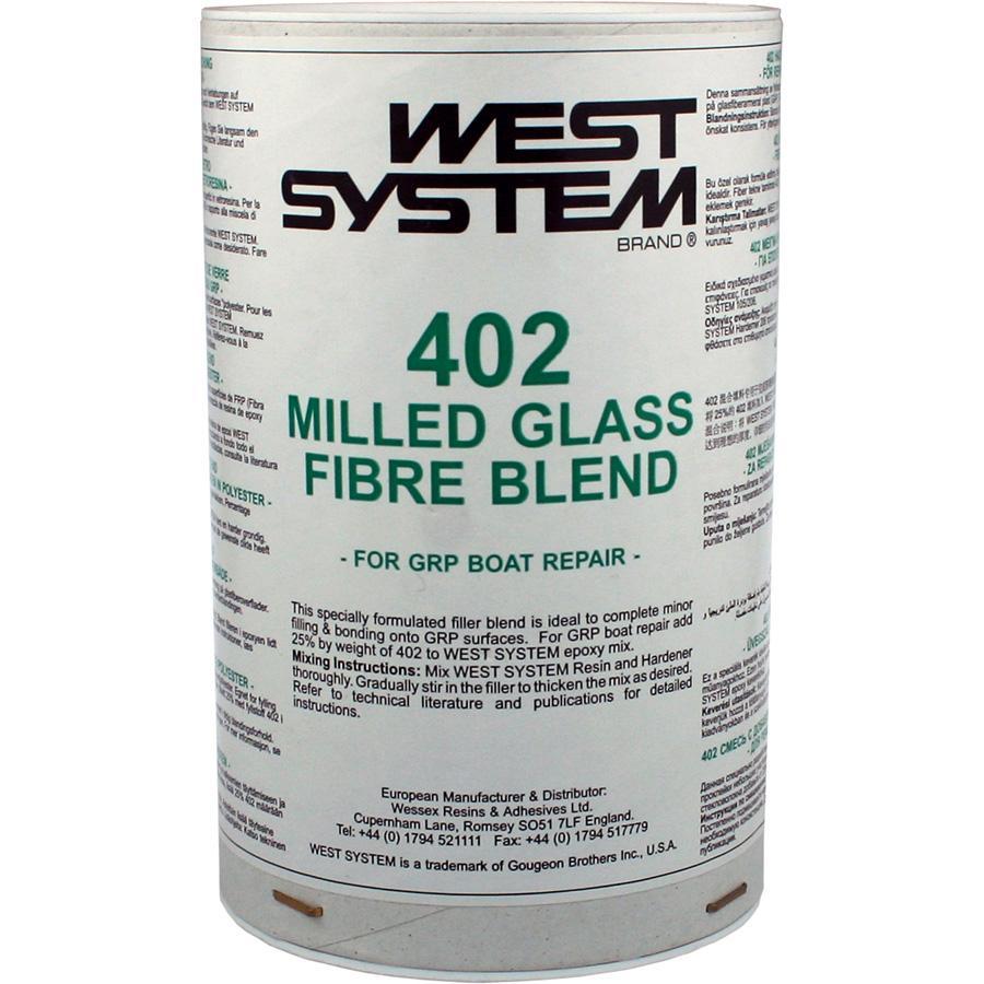 West System 402 Hackad glasfiber 150g-Kajaksidan